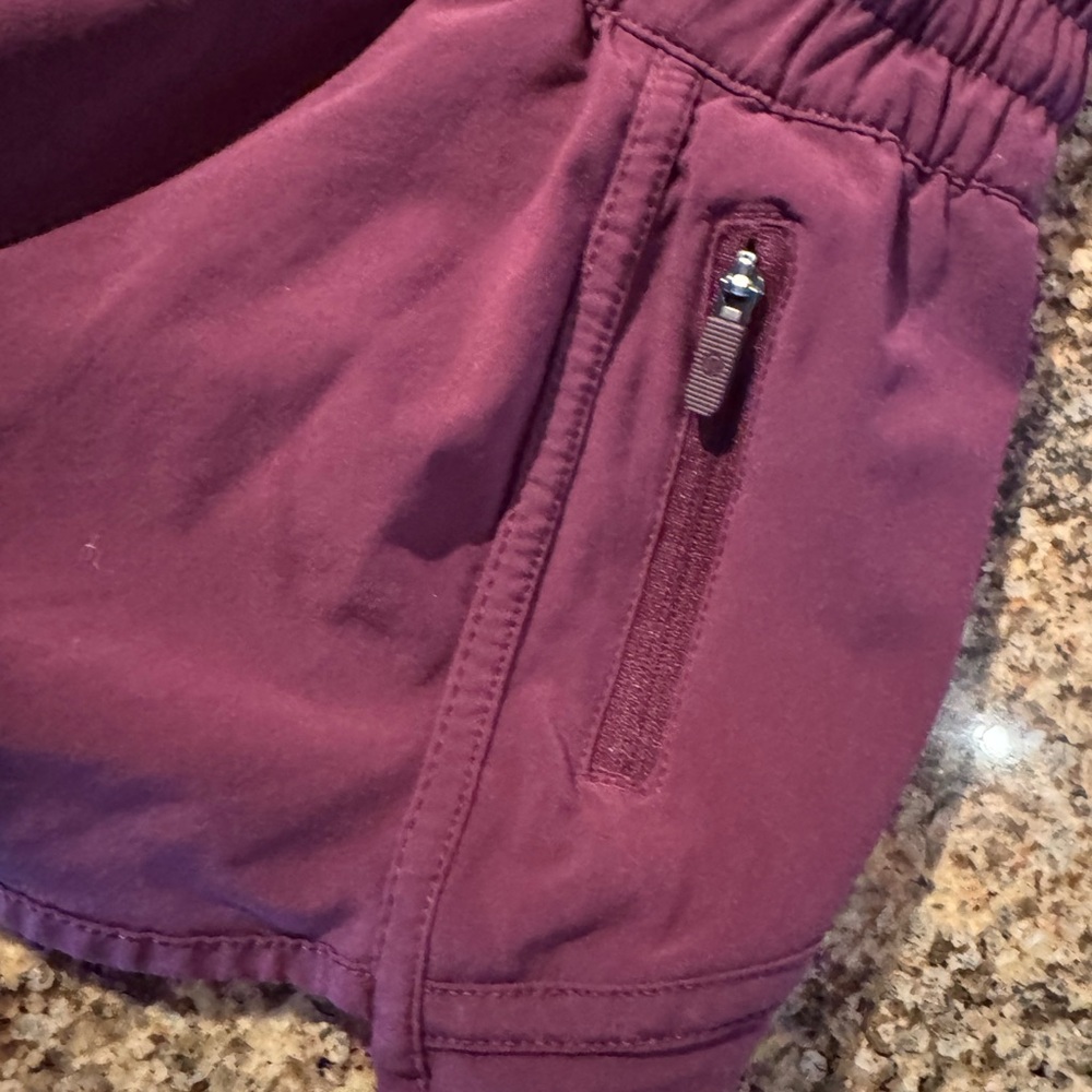 Women's Purple Lululemon Athletic Shorts - Picture 3 of 5